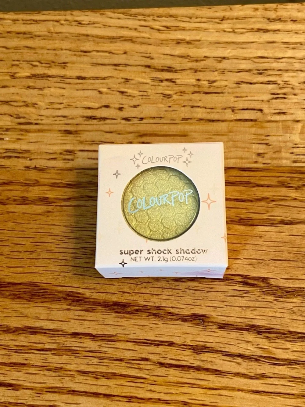 (2) Colourpop Super Shock Shadow Pressed Juice & OBVI (Glitter-Metallic) Green Y